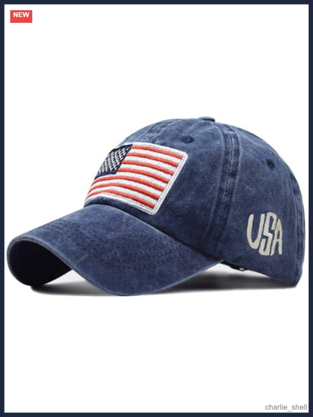 Vintage Baseball Cap UPF50+ Washed Cotton Low Profile Adjustable Distressed Dad